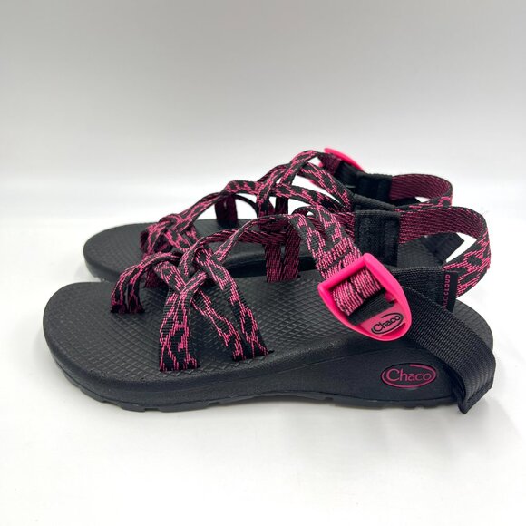 Chaco Womens ZCloud X2 Foliole‎ Magenta Pink Black Sport Sandals Shoes - Picture 6 of 12